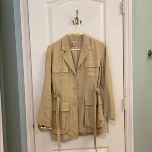 Vintage Ann Klein Linen Jacket. Size 2.